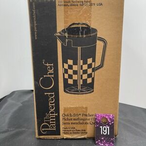 NIB Pampered Chef Quick Stir Pitcher #2270, In Open Box Made In USA NEW